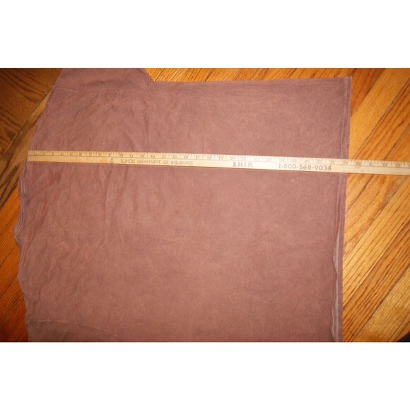 Mens Def  Leppard Reddish Brown T-Shirt Size Large  2017 Official Skull Wings - Picture 7 of 7